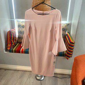 Calvin Klein pink dress size 8 NWT